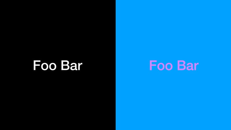 Bad Low Contrast Colors Slide