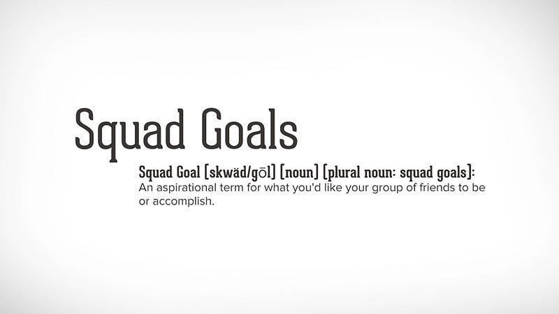 Squad Goals header image for intelligence requirements setting