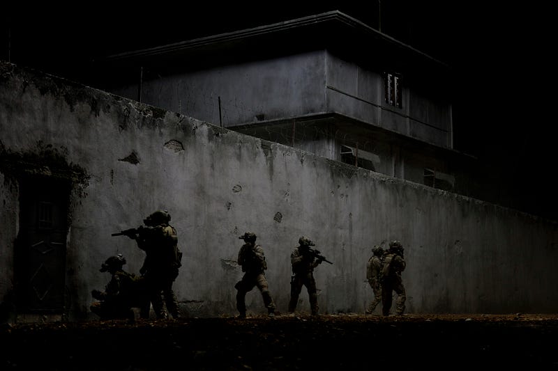 Scene from Zero Dark Thirty depicting intelligence operations