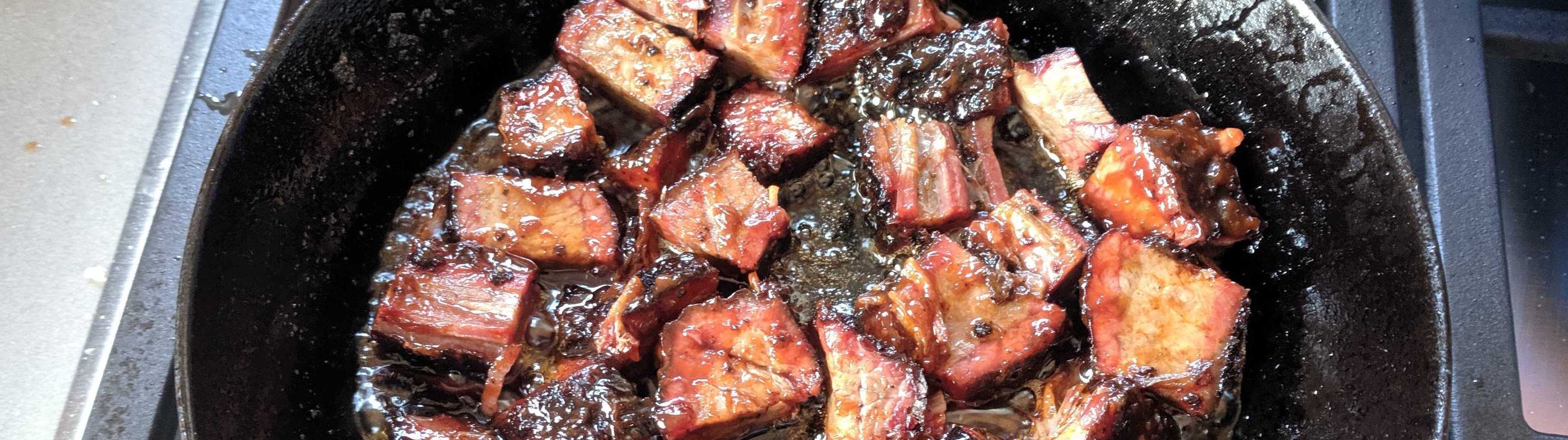 Pork Belly Pseudo Burnt Ends by Ryan Kovar